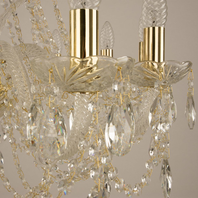 Подвесная люстра Bohemia Ivele Crystal 105/12/240 G Подвесная люстра Bohemia Ivele Crystal 105/12/240 G