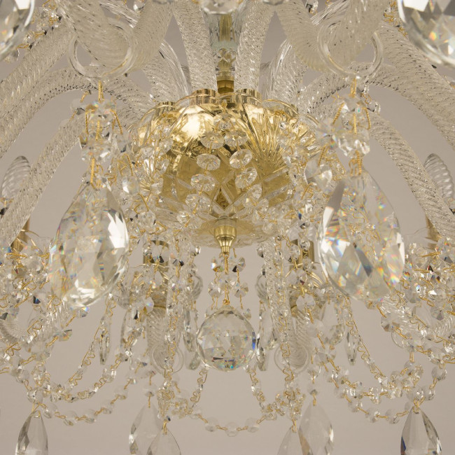 Подвесная люстра Bohemia Ivele Crystal 105/12/240 G Подвесная люстра Bohemia Ivele Crystal 105/12/240 G