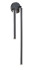 Настенный светильник Arte Lamp Dabih A2019AP-36BK Настенный светильник Arte Lamp Dabih A2019AP-36BK