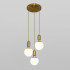 Подвесной светильник Eurosvet Bubble 50151/3 латунь