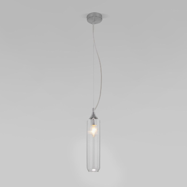 Подвесной светильник Eurosvet Siesta 50252/1 прозрачный a063656 Подвесной светильник Eurosvet Siesta 50252/1 прозрачный a063656
