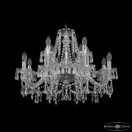Подвесная люстра Bohemia Ivele Crystal 1403/8+4/240 Ni
