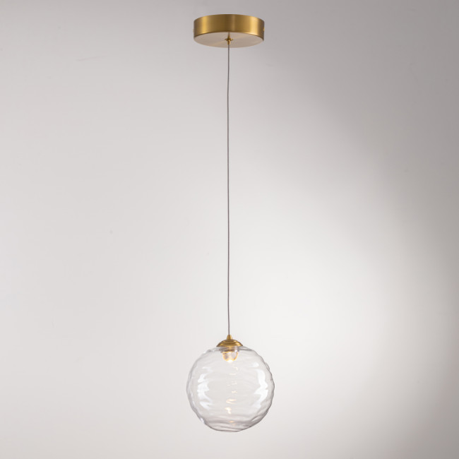 Подвесной светильник MD25030001-1A brass/clear Подвесной светильник MD25030001-1A brass/clear