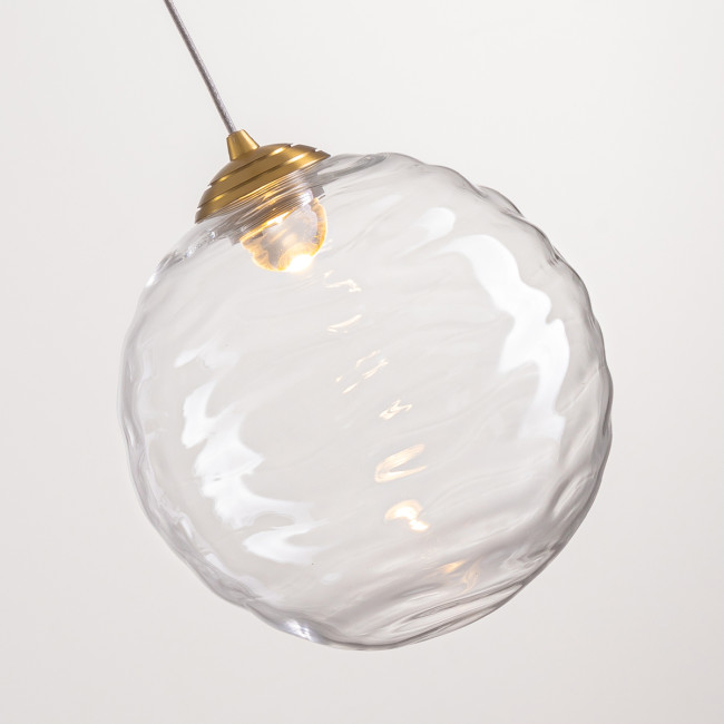 Подвесной светильник MD25030001-1A brass/clear Подвесной светильник MD25030001-1A brass/clear