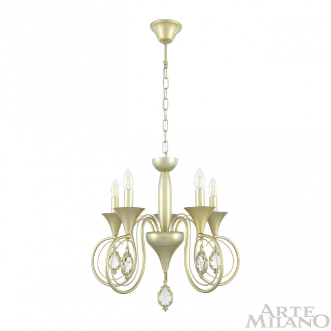 Подвесная люстра Arte Milano 349920/5 CG Подвесная люстра Arte Milano 349920/5 CG