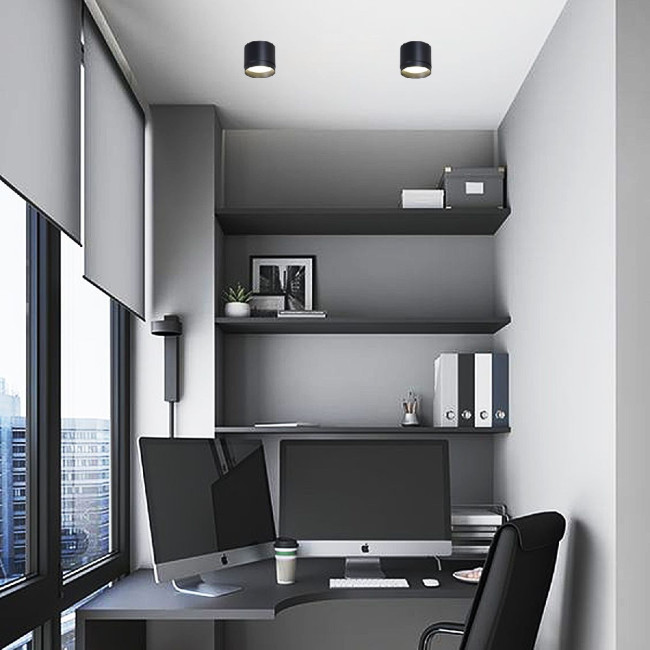 Накладной светильник Reluce 53007-9.5-001LD GX53 BK Накладной светильник Reluce 53007-9.5-001LD GX53 BK