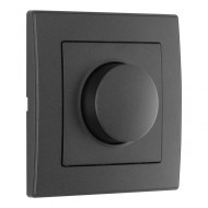 Диммер с рамкой Arte Milano SET06-1-48-1 black Диммер с рамкой Arte Milano SET06-1-48-1 black