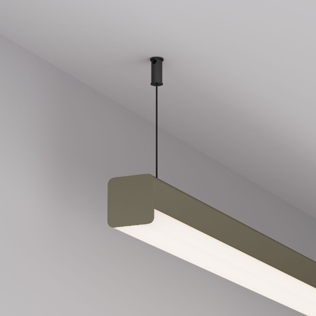 Профиль с экраном Arlight LINE-D-3030-2000 SQUARE OLIVE GREY+OPAL 055097 Профиль с экраном Arlight LINE-D-3030-2000 SQUARE OLIVE GREY+OPAL 055097