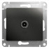 Розетка TV оконечная 1DB Systeme Electric Glossa Антрацит GSL000791 Розетка TV оконечная 1DB Systeme Electric Glossa Антрацит GSL000791