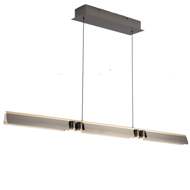 Подвесной светильник iLedex Vision 9309D-1200-2 GR+BK Подвесной светильник iLedex Vision 9309D-1200-2 GR+BK