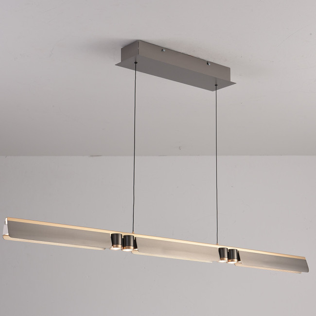 Подвесной светильник iLedex Vision 9309D-1200-2 GR+BK Подвесной светильник iLedex Vision 9309D-1200-2 GR+BK