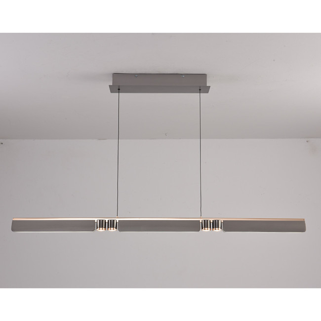 Подвесной светильник iLedex Vision 9309D-1200-2 GR+BK Подвесной светильник iLedex Vision 9309D-1200-2 GR+BK