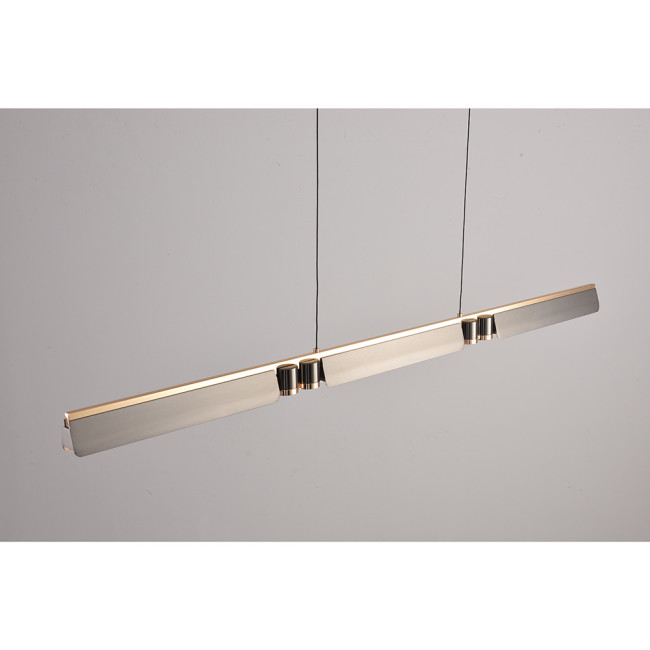 Подвесной светильник iLedex Vision 9309D-1200-2 GR+BK Подвесной светильник iLedex Vision 9309D-1200-2 GR+BK