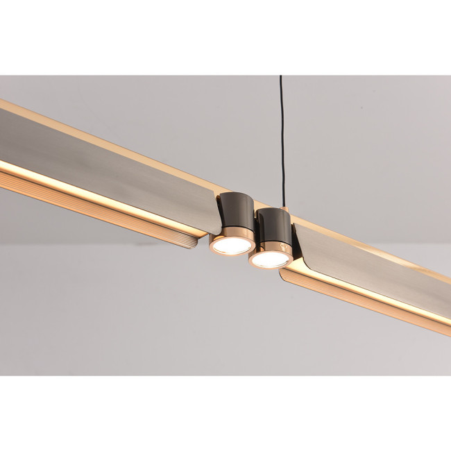 Подвесной светильник iLedex Vision 9309D-1200-2 GR+BK Подвесной светильник iLedex Vision 9309D-1200-2 GR+BK