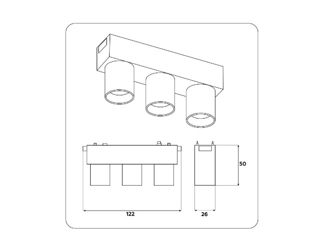 Трековый магнитный светильник Ambrella Light Track System GV1504 Трековый магнитный светильник Ambrella Light Track System GV1504