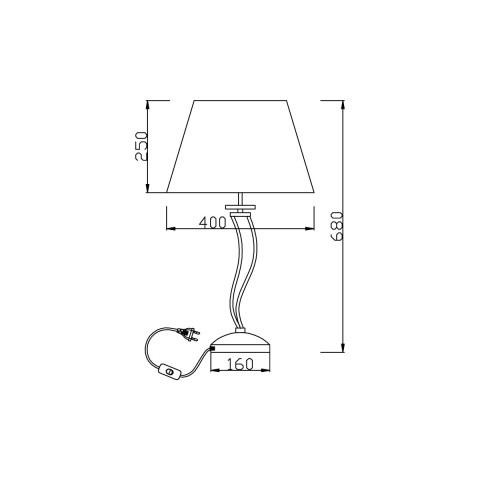Настольная лампа Vele Luce Olimpia VL1764N01 Настольная лампа Vele Luce Olimpia VL1764N01