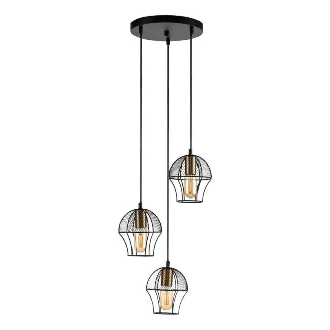 Подвесная люстра Indigo Pallo 10011/3P Black V000187 Подвесная люстра Indigo Pallo 10011/3P Black V000187