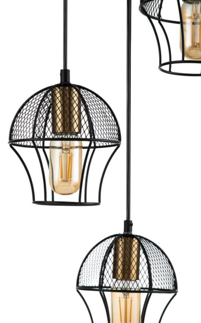 Подвесная люстра Indigo Pallo 10011/3P Black V000187 Подвесная люстра Indigo Pallo 10011/3P Black V000187