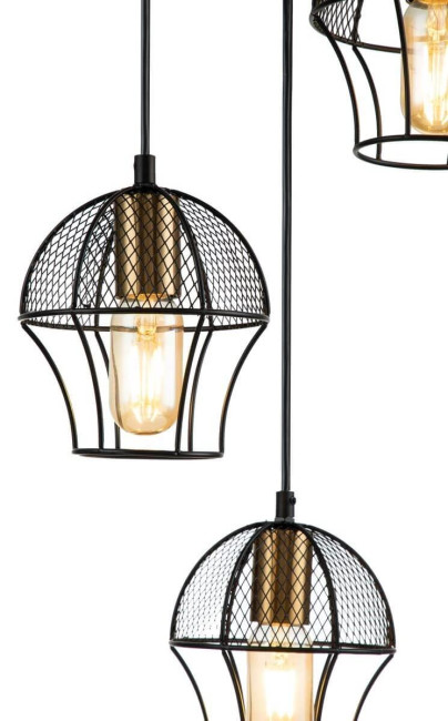 Подвесная люстра Indigo Pallo 10011/3P Black V000187 Подвесная люстра Indigo Pallo 10011/3P Black V000187