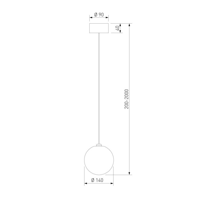 Подвесной светильник с плафоном ручной работы Bogate's Crystall 1_101 a072033