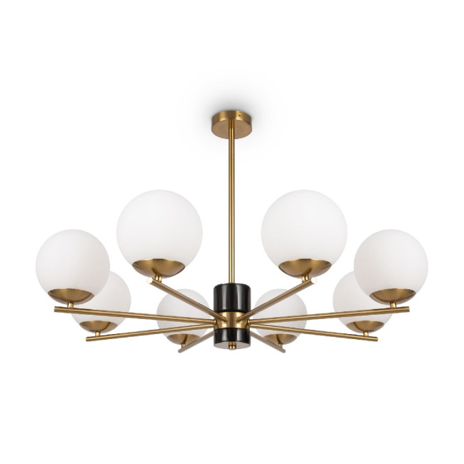 Люстра на штанге Freya Marble FR5230PL-08BS