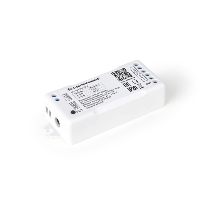 Wi-Fi контроллер для светодиодных лент Elektrostandard RGB 12-24V 4690389172823 Wi-Fi контроллер для светодиодных лент Elektrostandard RGB 12-24V 4690389172823