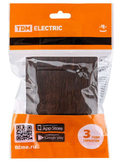 Выключатель одноклавишный Лама TDM Electric SQ1815-0401