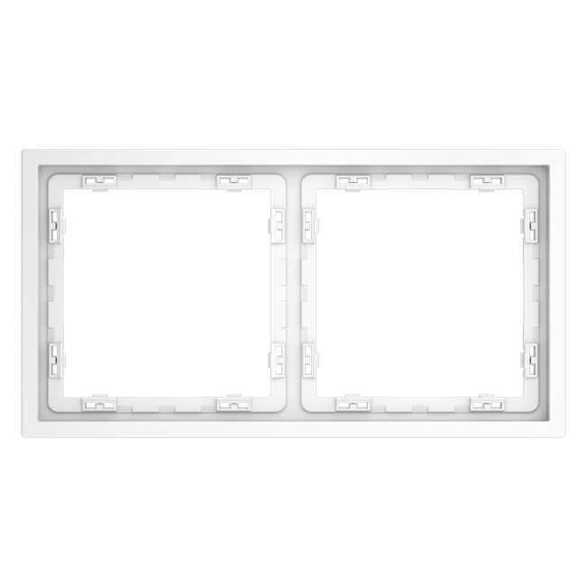 Рамка на 2 поста Voltum S70 VLS100202 (белый матовый) Рамка на 2 поста Voltum S70 VLS100202 (белый матовый)