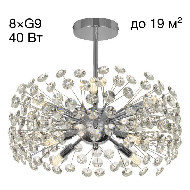 Люстра на штанге Citilux Eletto Betsy EL322CA08.1 Люстра на штанге Citilux Eletto Betsy EL322CA08.1