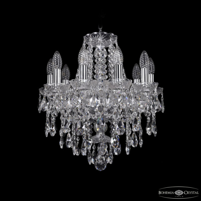 Подвесная люстра Bohemia Ivele Crystal 1415/10/141 Ni Подвесная люстра Bohemia Ivele Crystal 1415/10/141 Ni
