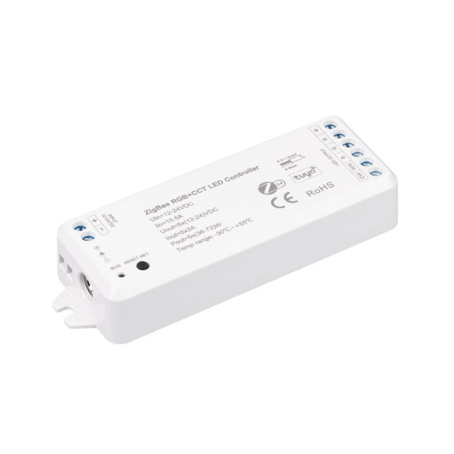 Диммер Arlight SMART-PWM-102-72-RGB-MIX-SUF (12-24V, 5x3A, ZB) 046538 Диммер Arlight SMART-PWM-102-72-RGB-MIX-SUF (12-24V, 5x3A, ZB) 046538