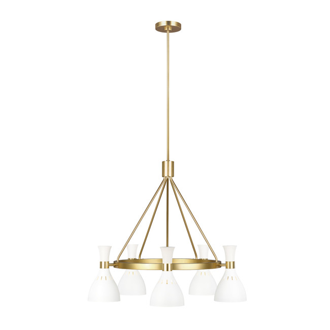 Люстра на штанге Feiss Joan FE-JOAN5-MW Люстра на штанге Feiss Joan FE-JOAN5-MW