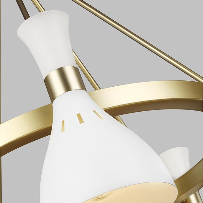 Люстра на штанге Feiss Joan FE-JOAN5-MW Люстра на штанге Feiss Joan FE-JOAN5-MW