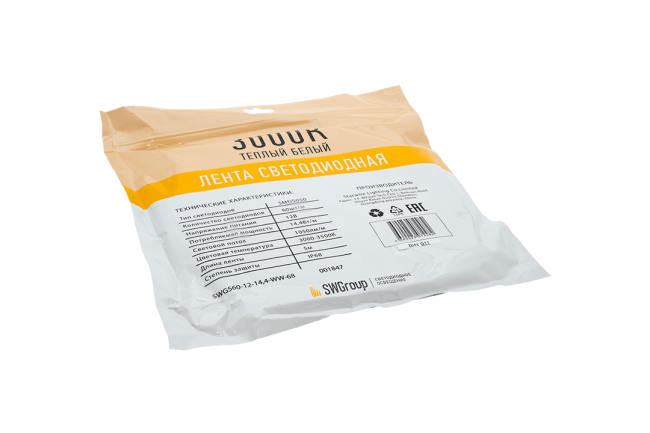 Светодиодная лента SWG SWG560-12-14.4-WW-68-M 009269 Светодиодная лента SWG SWG560-12-14.4-WW-68-M 009269