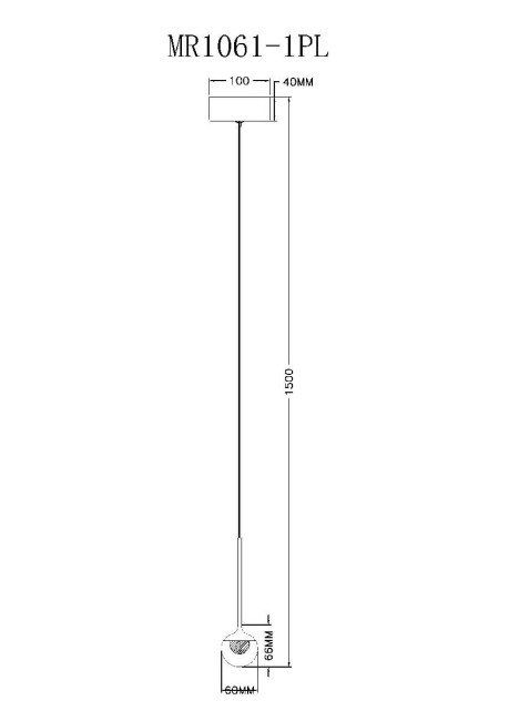 Подвесной светильник Myfar Kollins MR1061-1PL Подвесной светильник Myfar Kollins MR1061-1PL