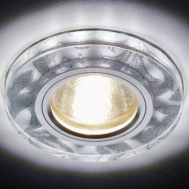 Встраиваемый светодиодный светильник Ambrella Light Led S231 WH/G Встраиваемый светодиодный светильник Ambrella Light Led S231 WH/G