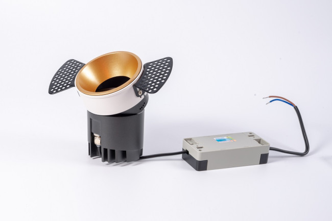 Встраиваемый светильник Fiberli 302T75 (круглая рамка) 12130202 Встраиваемый светильник Fiberli 302T75 (круглая рамка) 12130202