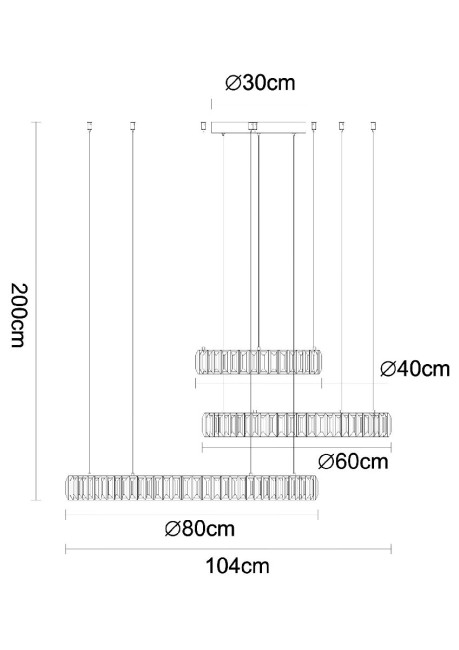Подвесная люстра Divinare Barbara 1137/02 SP-106 Подвесная люстра Divinare Barbara 1137/02 SP-106