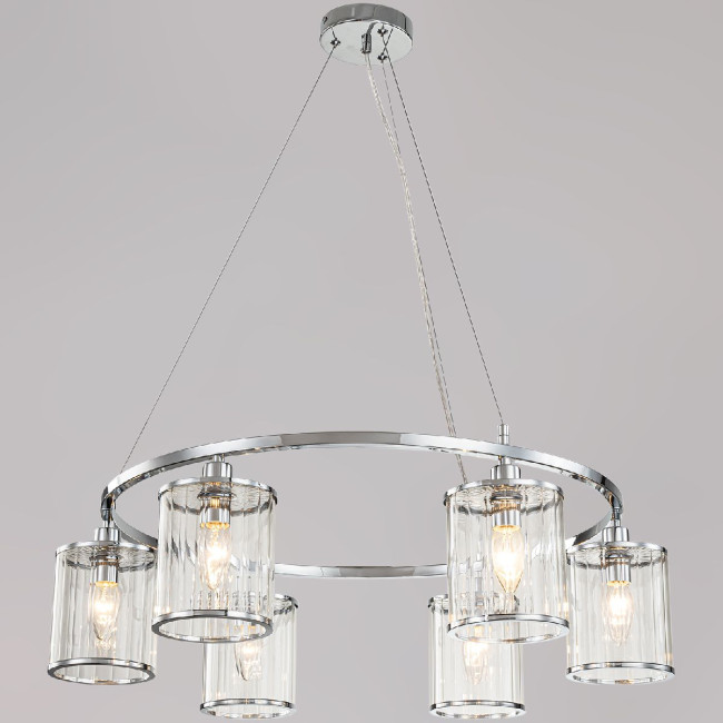 Подвесная люстра Illumico IL1182-6P-79 CR Подвесная люстра Illumico IL1182-6P-79 CR