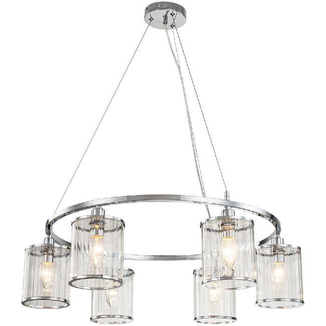 Подвесная люстра Illumico IL1182-6P-79 CR Подвесная люстра Illumico IL1182-6P-79 CR