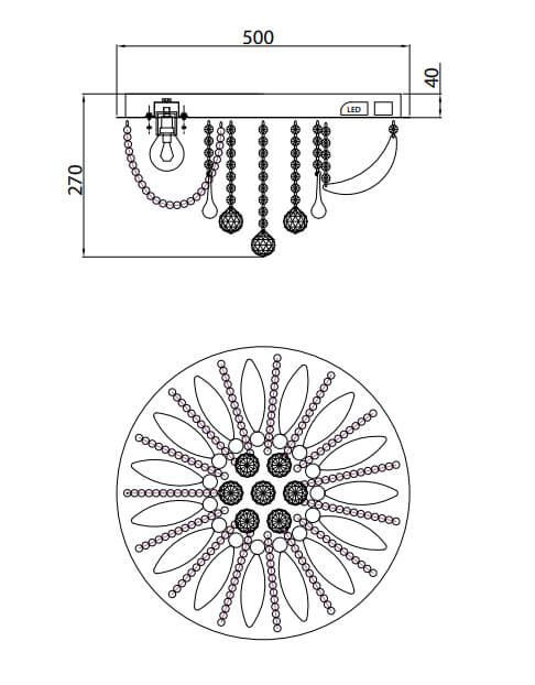 Лампа светодиодная (UL-00006497) Uniel GX53 7W 3000K матовая LED-GX53-7W/3000K+3000K/GX53/FR PLB02WH