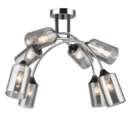 Потолочная люстра IMEX MD.2195-8-S-BK+CH Потолочная люстра IMEX MD.2195-8-S-BK+CH