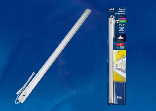 Мебельный светодиодный светильник (UL-00002881) Uniel ULI-F40-5W/4200K Sensor IP20 Silver Мебельный светодиодный светильник (UL-00002881) Uniel ULI-F40-5W/4200K Sensor IP20 Silver