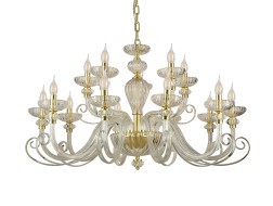 Подвесная люстра Newport 8620+5/C mat.soft gold clear М0071529