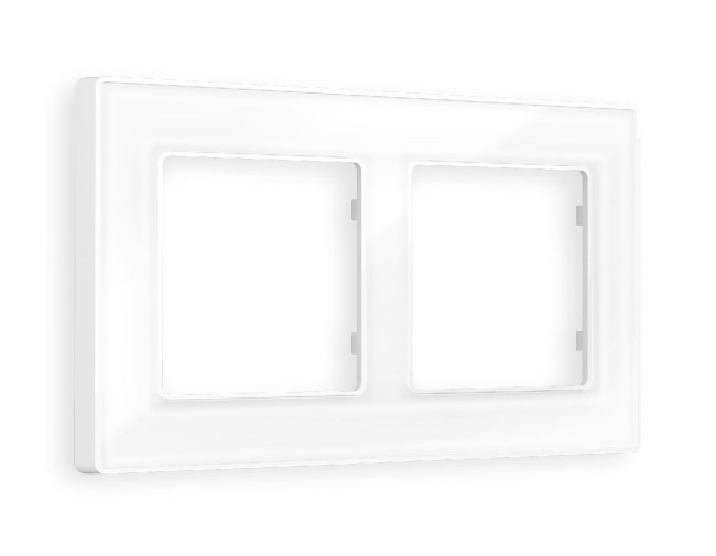 Рамка двухместная Ambrella Volt Arctic AF580102 Рамка двухместная Ambrella Volt Arctic AF580102