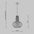 Подвесной светильник Maytoni Roots MOD193PL-01W Подвесной светильник Maytoni Roots MOD193PL-01W