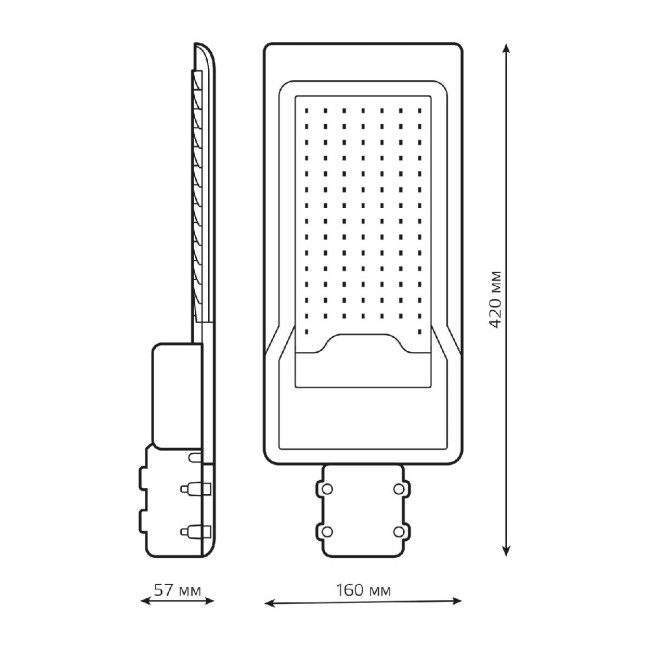 Уличный консольный светильник Gauss Avenue 629534100