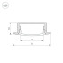 Профиль Arlight ARH-WIDE-F-H10-2000 ANOD 016186 Профиль Arlight ARH-WIDE-F-H10-2000 ANOD 016186