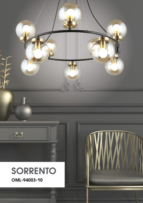 Подвесная люстра Omnilux OML-94003-10 Подвесная люстра Omnilux OML-94003-10
