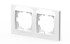 Рамка двухместная ELBI Vega 510-015600-226 Рамка двухместная ELBI Vega 510-015600-226